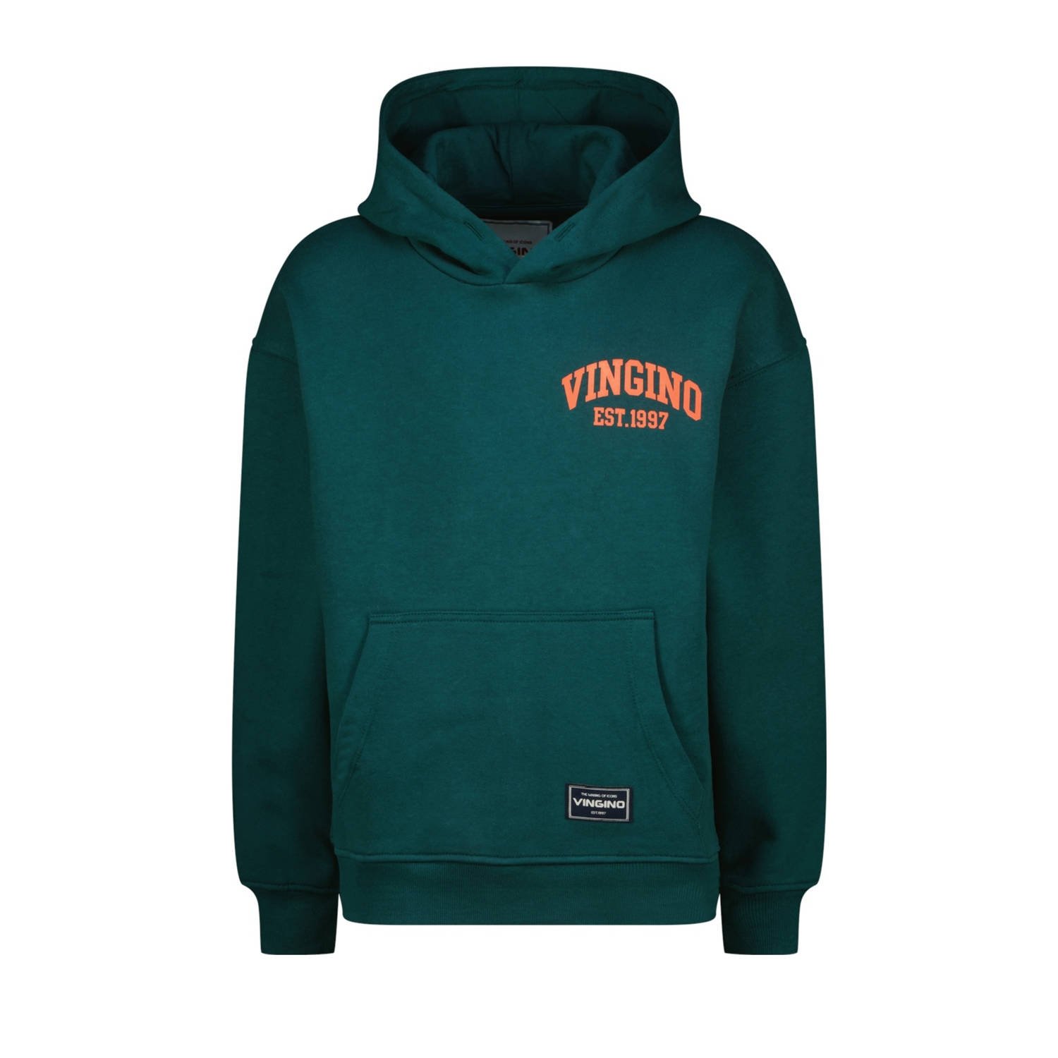 VINGINO Jongens Truien & Vesten Icon-hoody Donkergroen