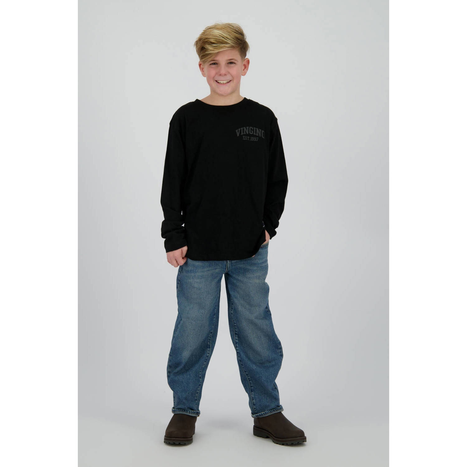 Vingino longsleeve zwart