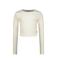 Vingino longsleeve ecru rib gebreid