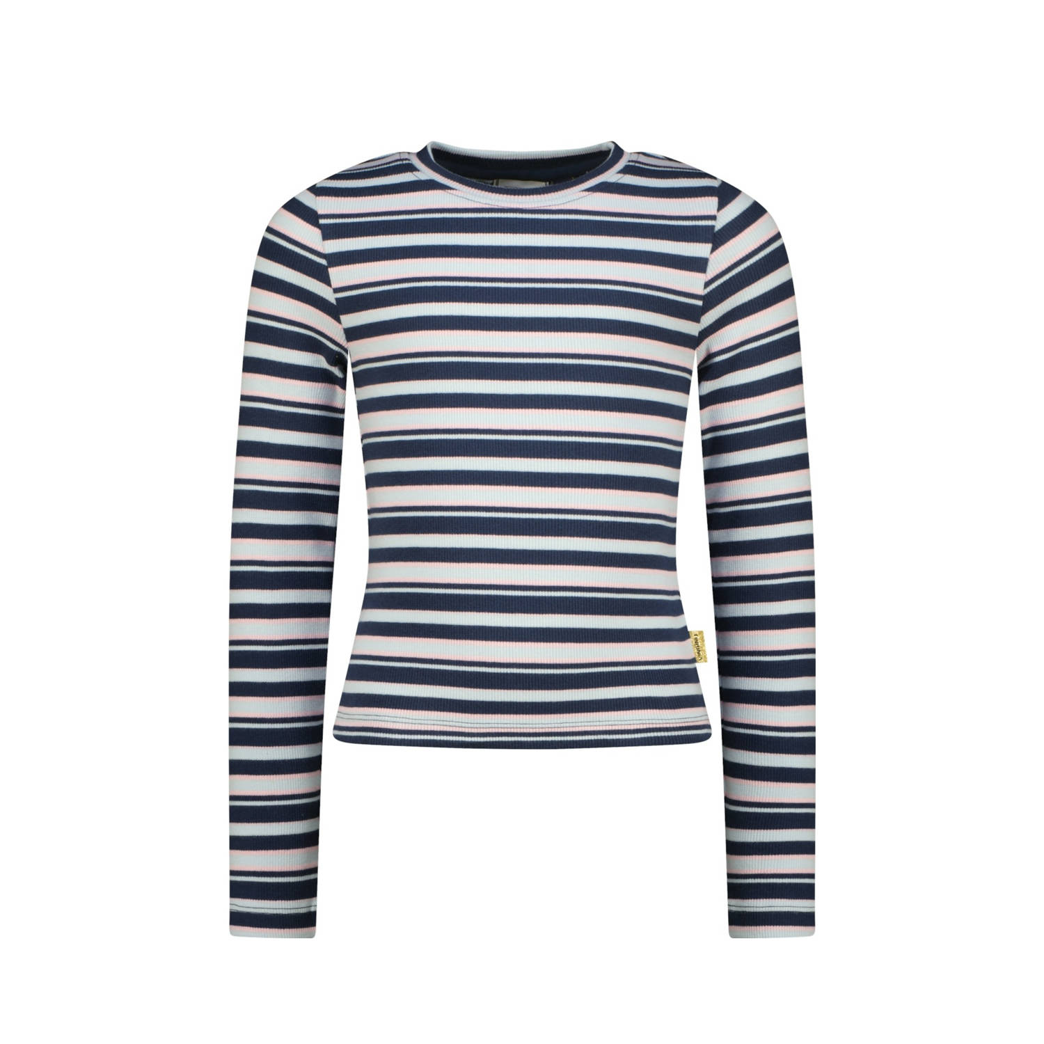 Vingino longsleeve donkerblauw rib gebreid