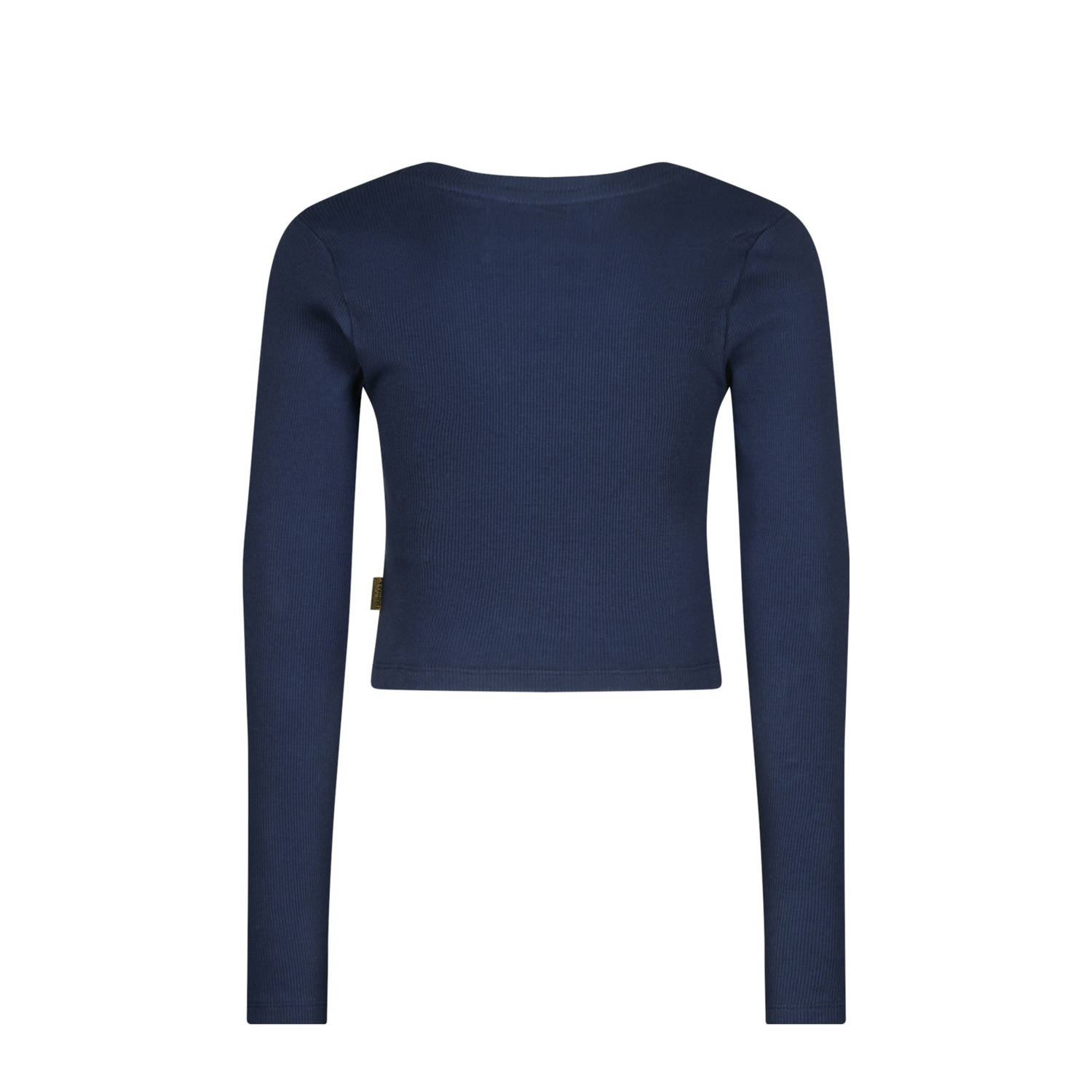 Vingino longsleeve donkerblauw rib gebreid