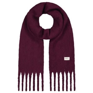 sjaal met franjes Keridda aubergine