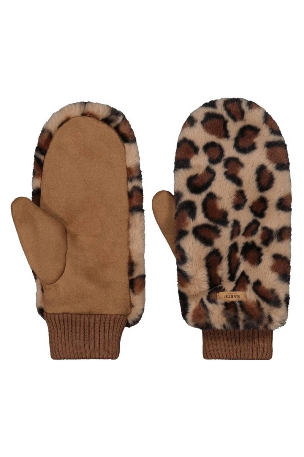 Barts wanten van imitatiebont Fur bruin