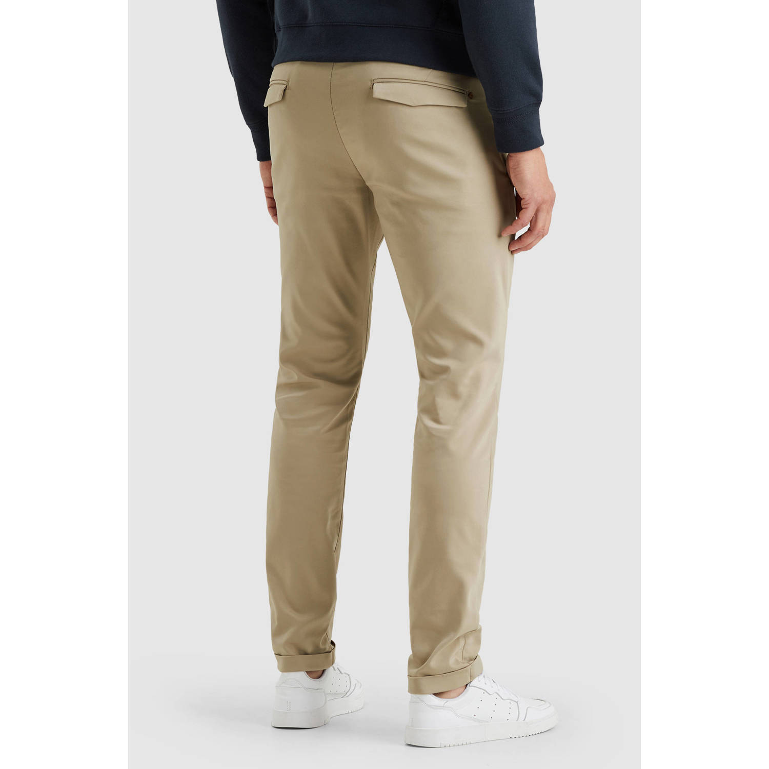 Cast Iron slim chino RISER beige