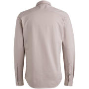 thumbnail: Roze heren Cast Iron slim casual overhemd van katoen met effen, lange mouwen en klassieke kraag