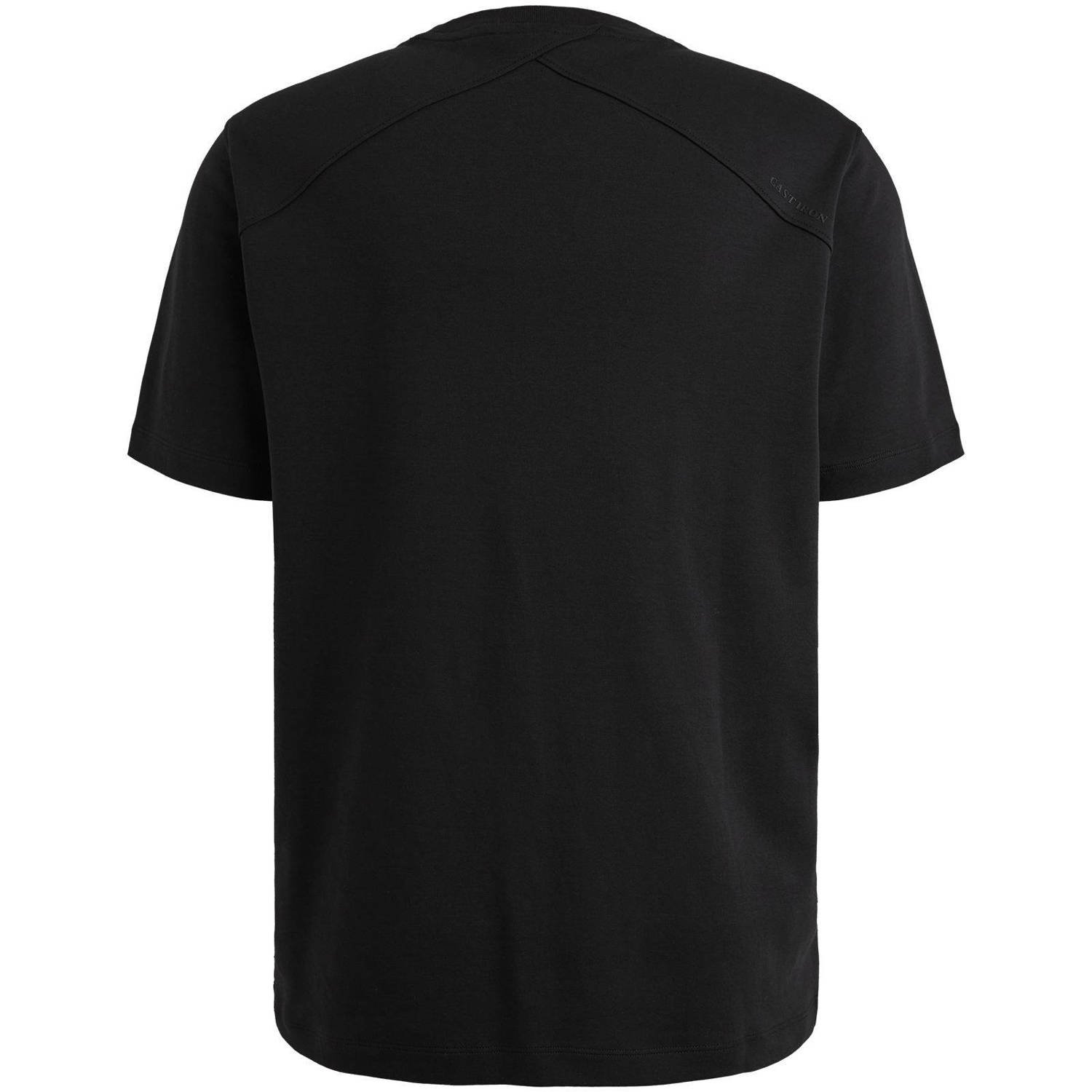 Cast Iron regular T-shirt zwart