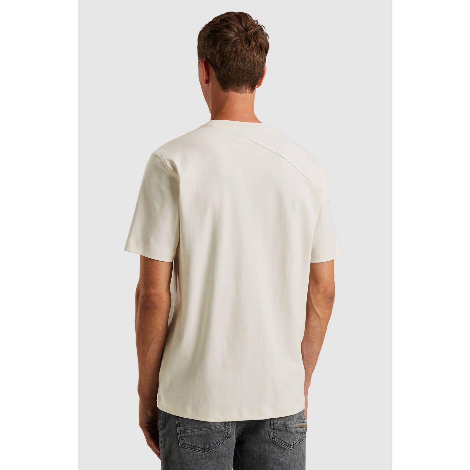 Cast Iron regular T-shirt ecru