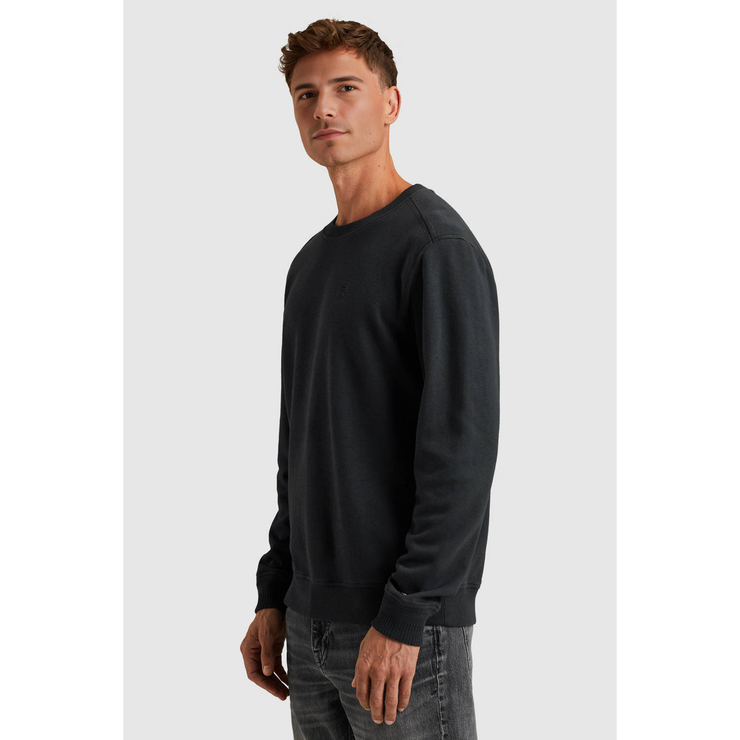 Cast Iron sweater donkerblauw