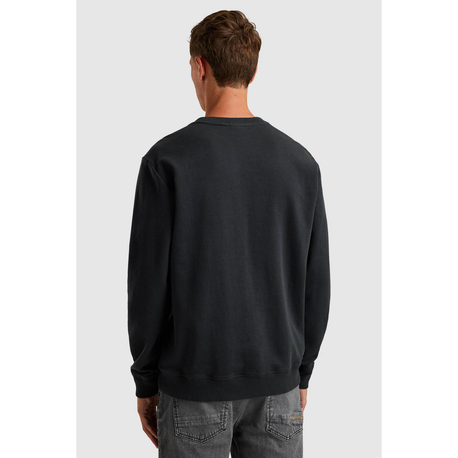 Cast Iron sweater donkerblauw