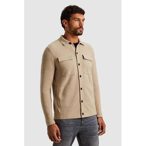 Cast Iron gebreid vest beige afbeelding
