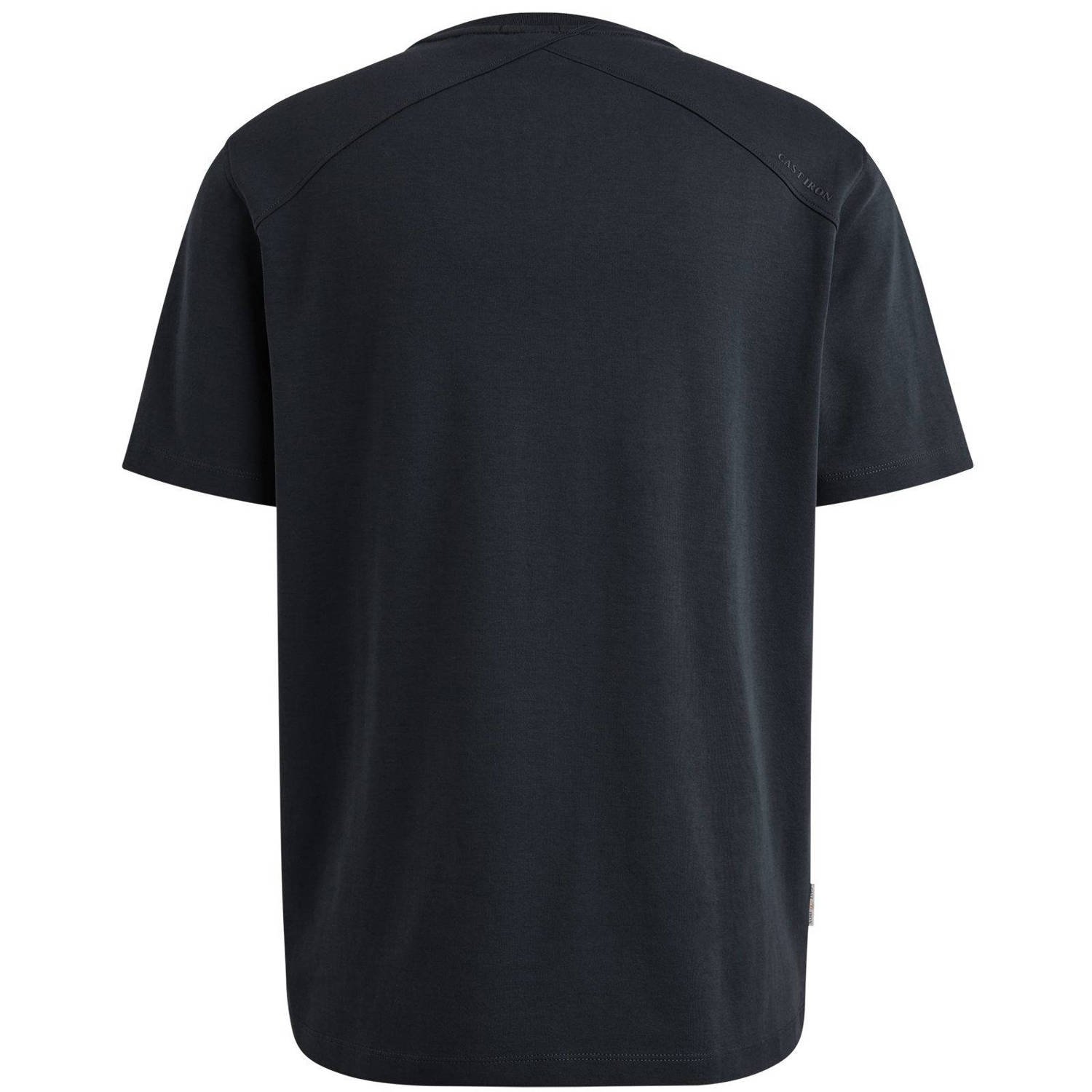Cast Iron regular T-shirt donkerblauw