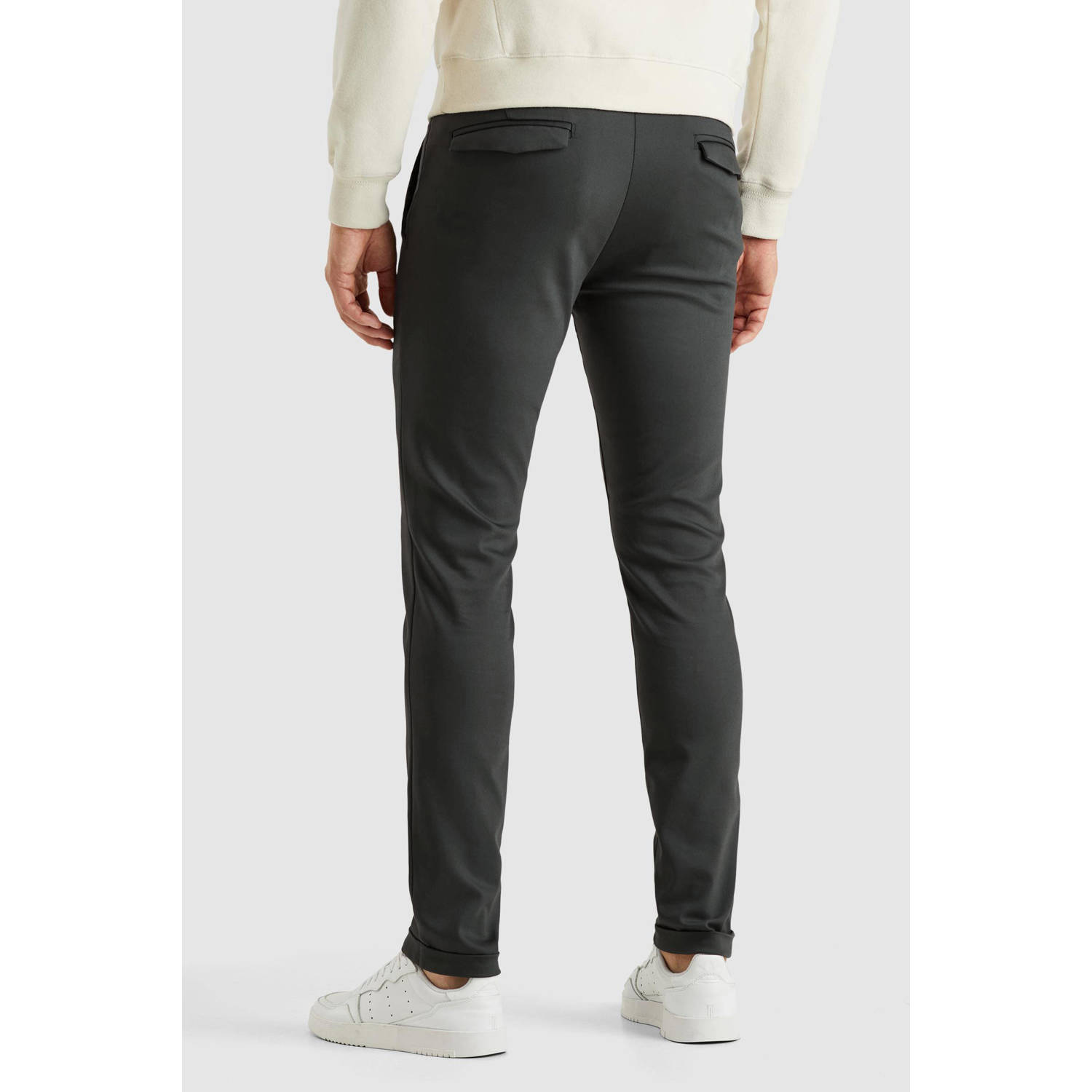 Cast Iron slim chino RISER donkerblauw