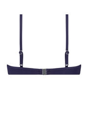 thumbnail: Hunkemöller voorgevormde beugel bikinitop Scallop donkerblauw