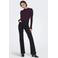 JDY trui violet rib gebreid
