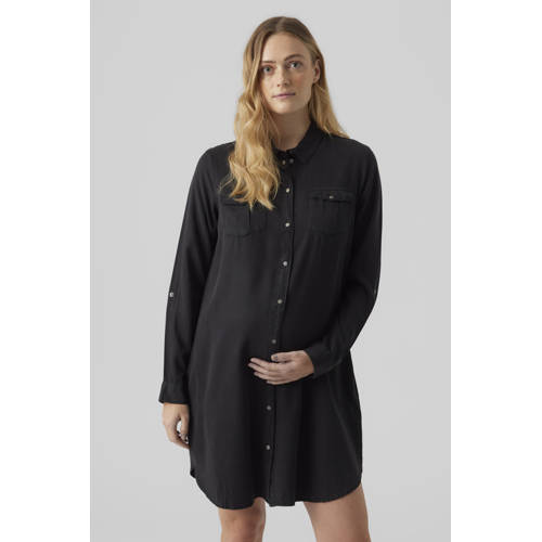VERO MODA MATERNITY zwangerschaps jurk zwart afbeelding