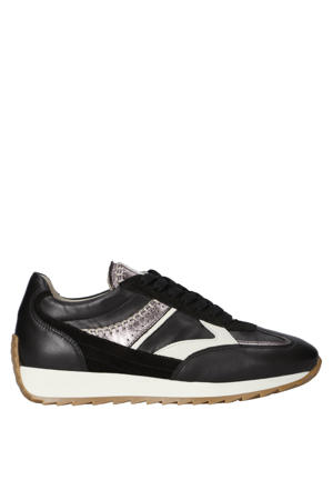Harlem 02.03 leren sneakers zwart