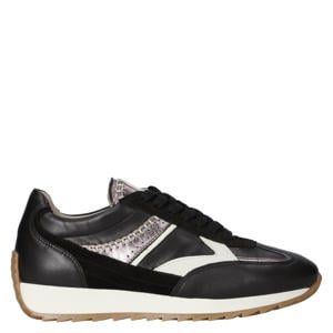 Harlem 02.03 leren sneakers zwart