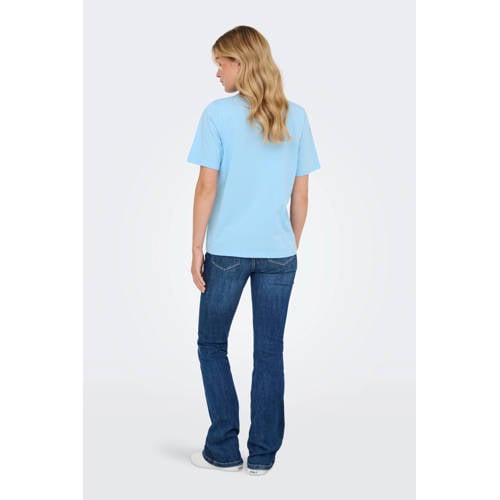 JDY T-shirt lichtblauw afbeelding