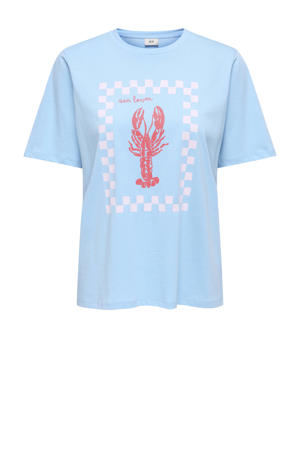 T-shirt lichtblauw