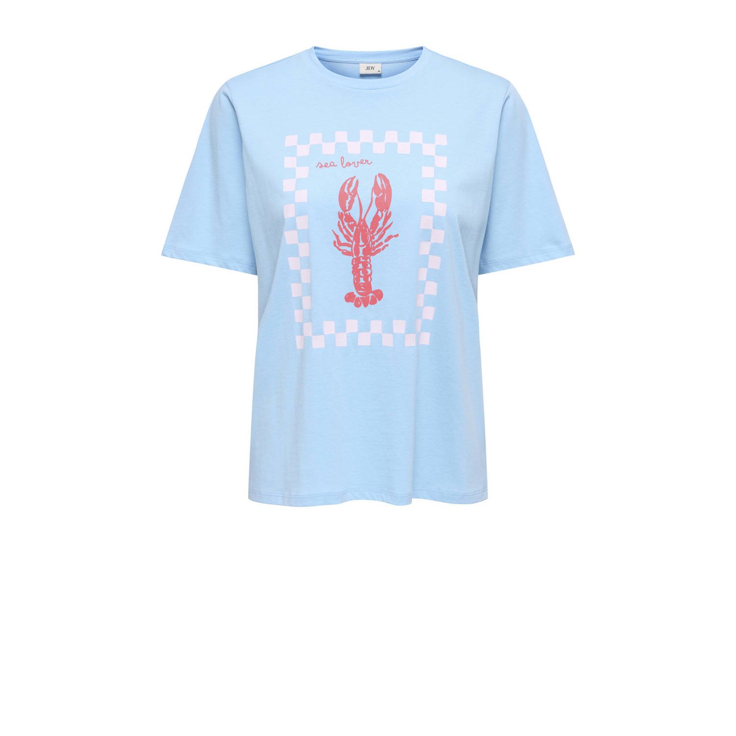 JDY T-shirt lichtblauw