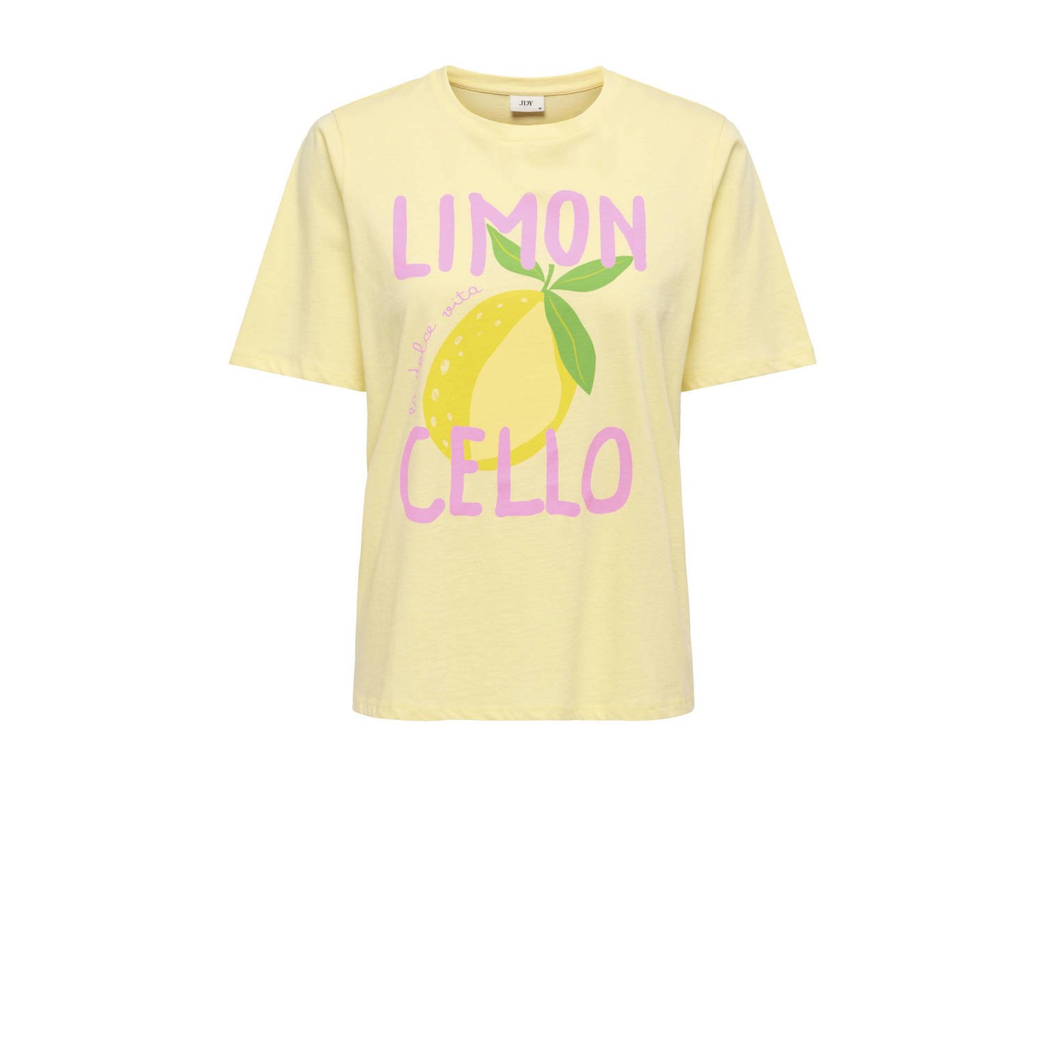JDY T-shirt geel