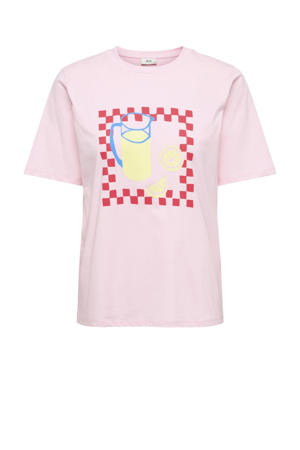 T-shirt lichtroze