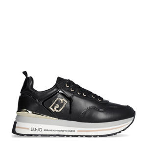 Maxi Wonder 01 leren sneakers zwart