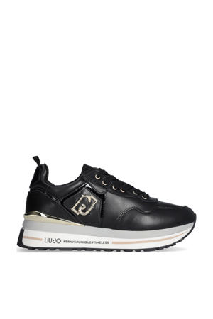 Maxi Wonder 01 leren sneakers zwart