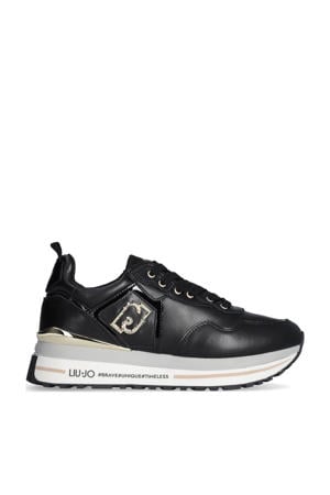 Maxi Wonder 01 leren sneakers zwart