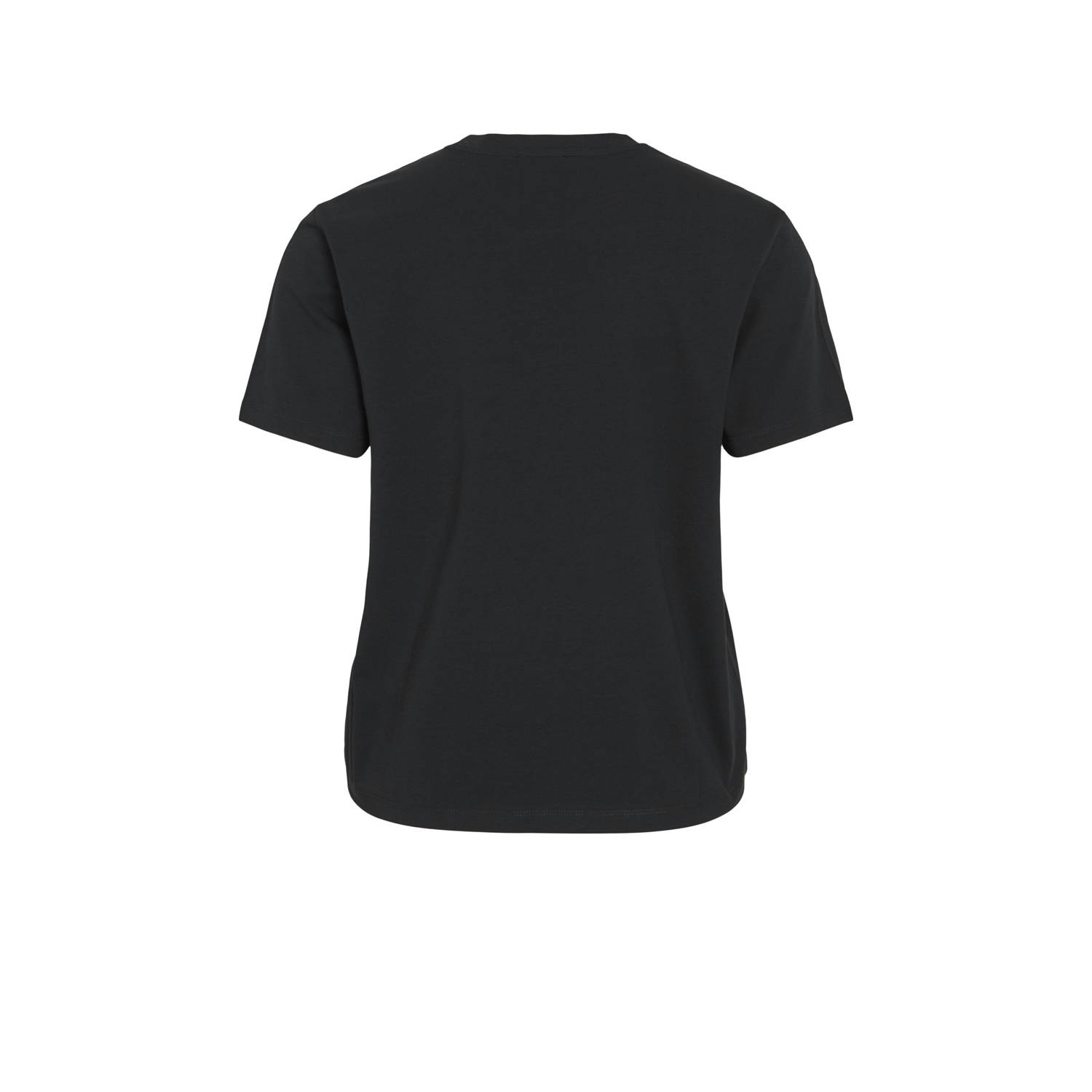 VILA jersey T-shirt zwart