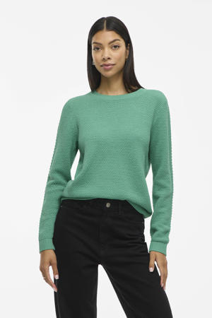 pullover groen gebreid