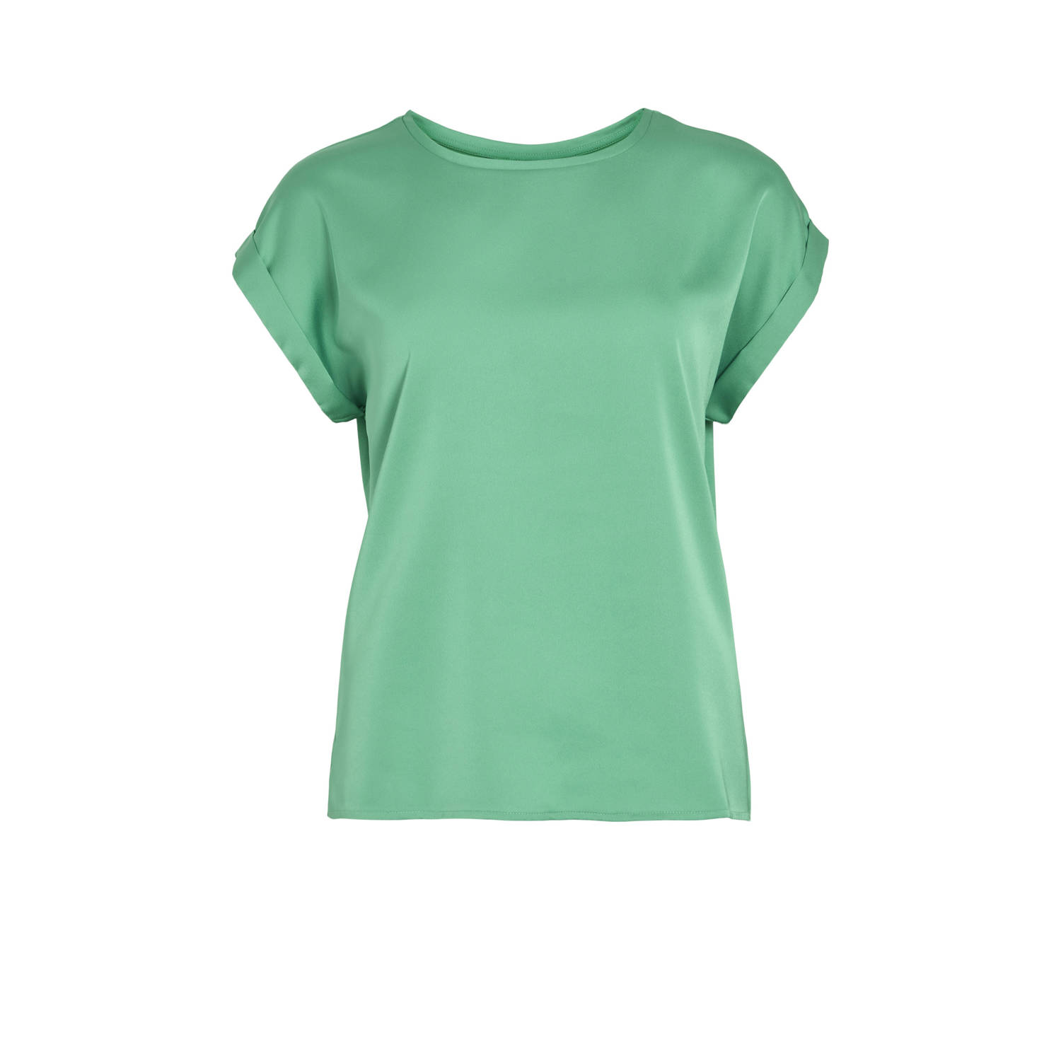 VILA satijnen blousetop groen