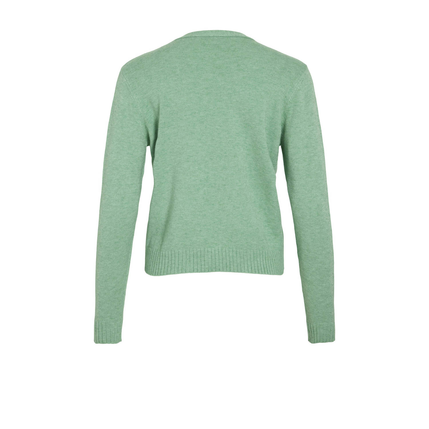 VILA vest groen gebreid