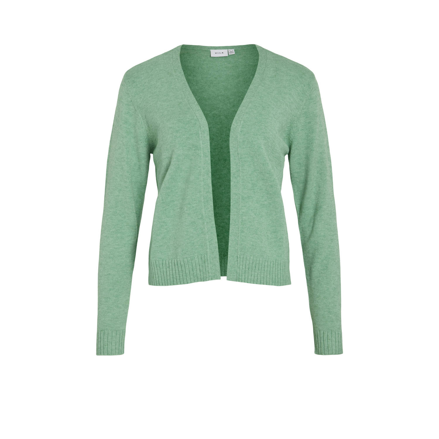 VILA vest groen gebreid