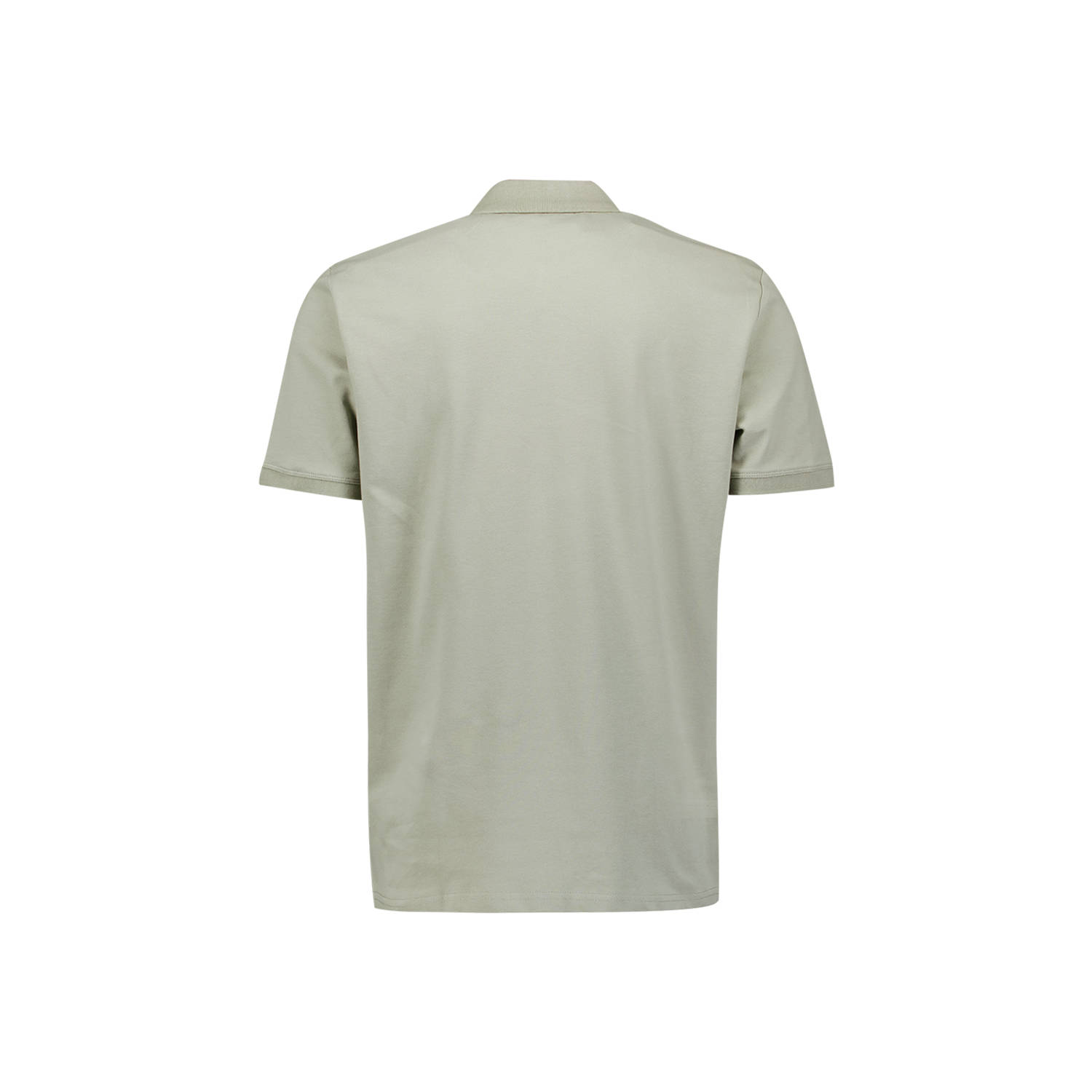 No Excess regular polo grijsgroen