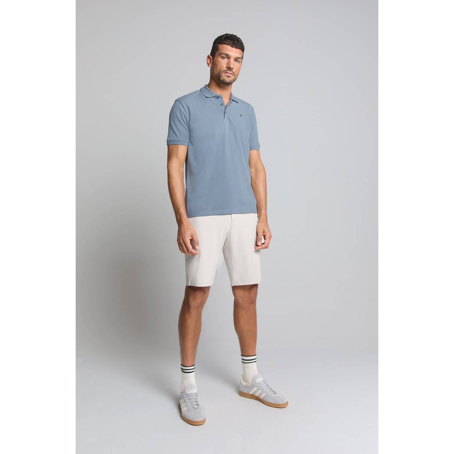 No Excess regular polo blauw
