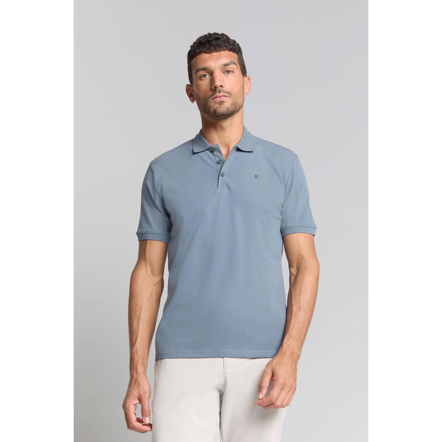 No Excess regular polo blauw