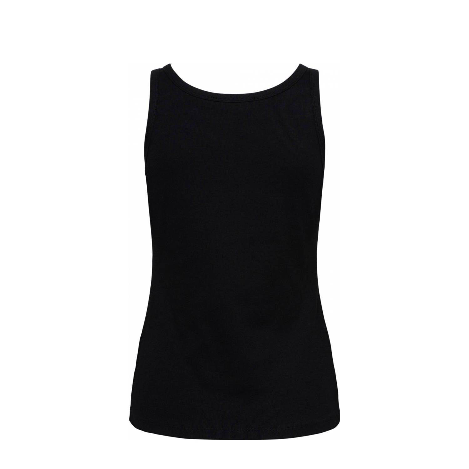 &Co Woman mouwloze top zwart