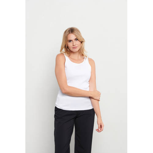 &Co Woman mouwloze top wit afbeelding