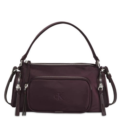 Calvin Klein schoudertas Pocket Nylon bordeauxrood afbeelding