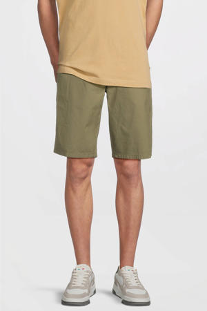 regular casual short olijfgroen