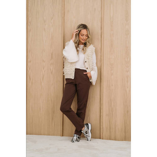 &Co Woman teddy gilet beige afbeelding