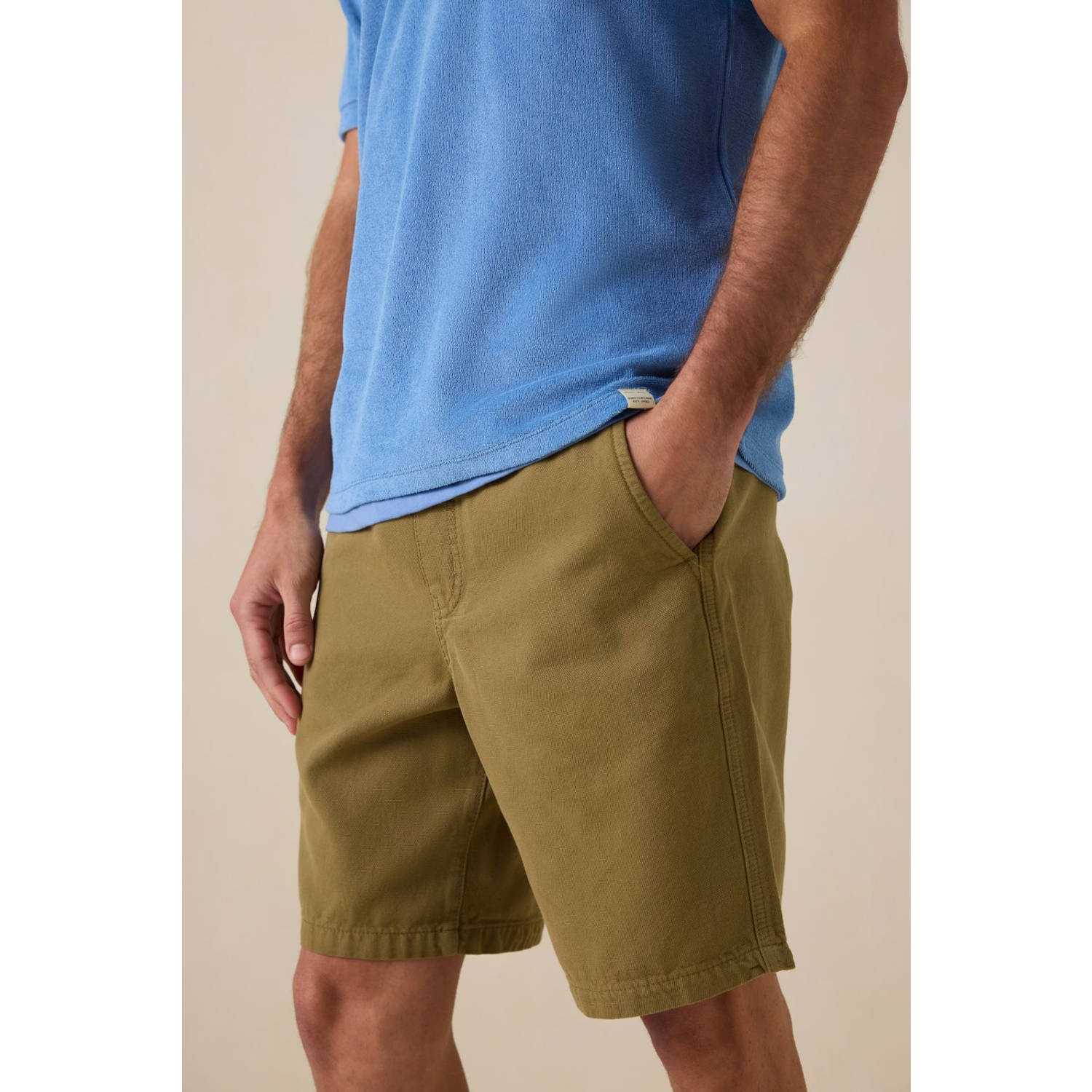 Sissy-Boy regular chino short olijfgroen