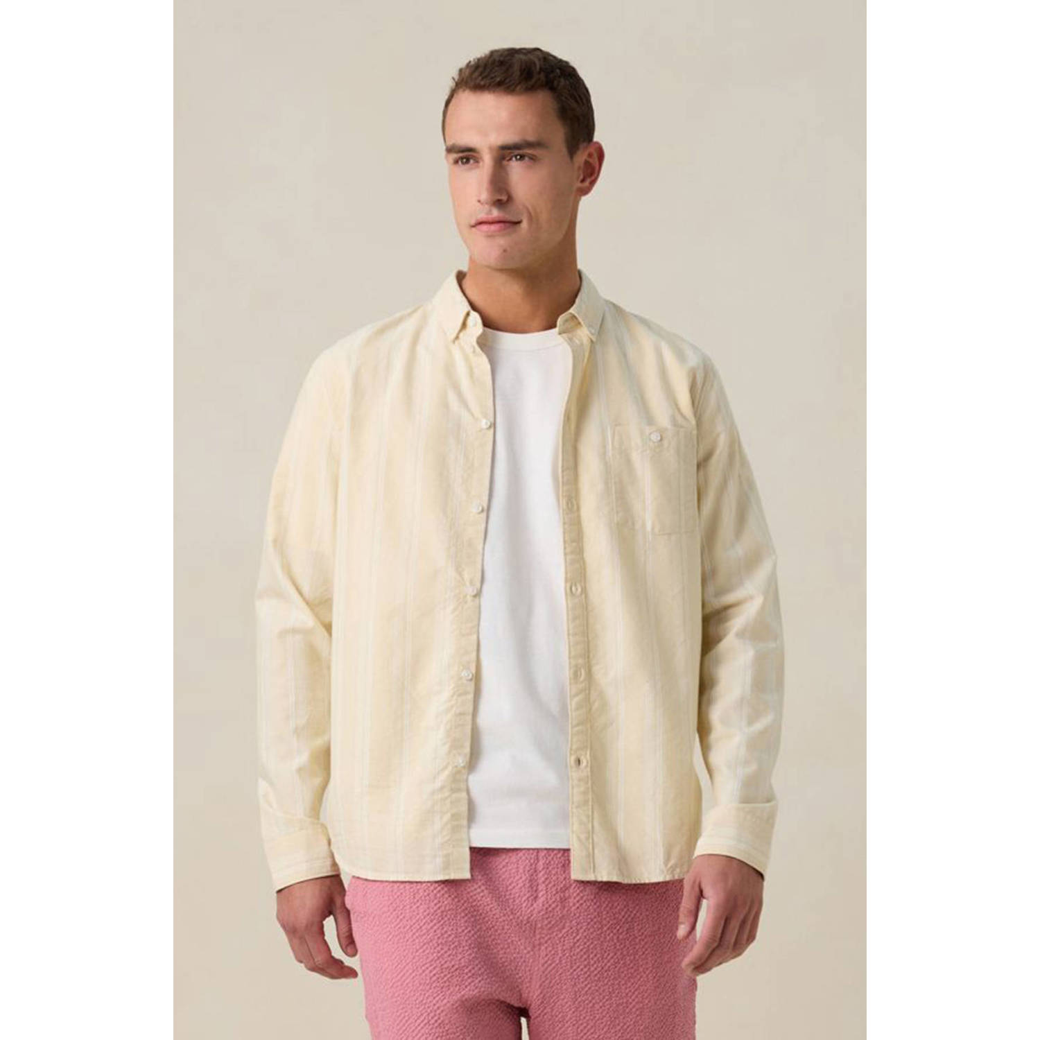 Sissy-Boy casual overhemd lichtgeel