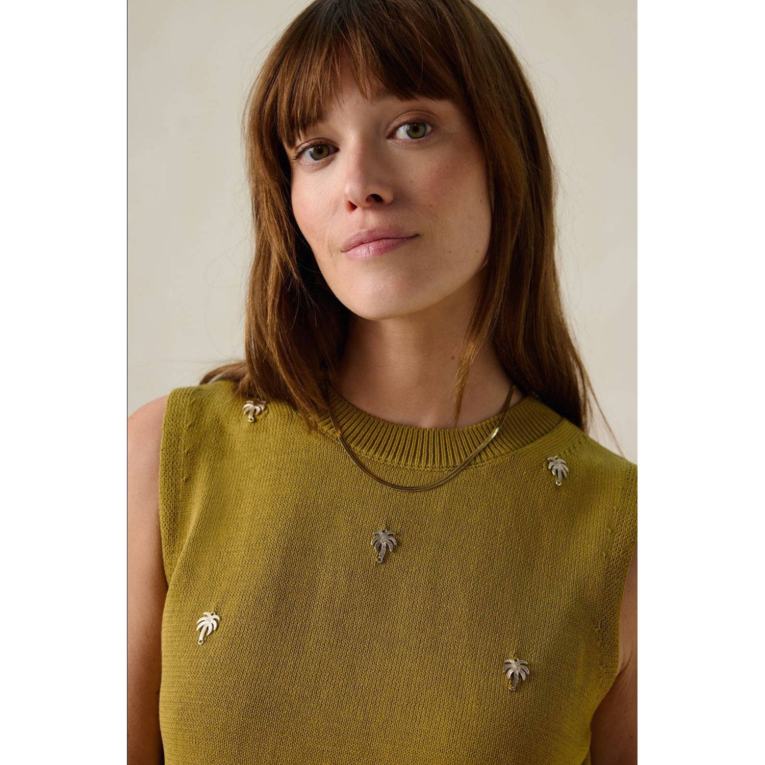Sissy-Boy top groen gebreid