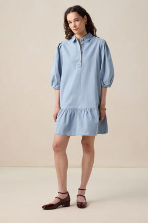 spijkerjurk medium blue denim