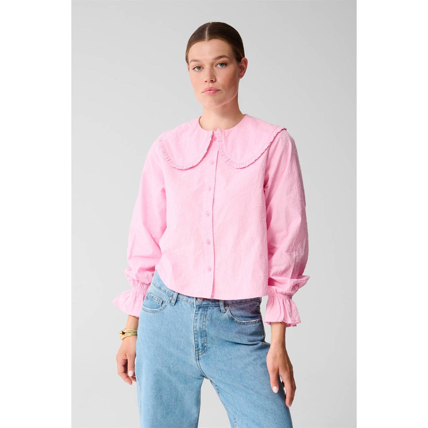 Shoeby blouse lichtroze