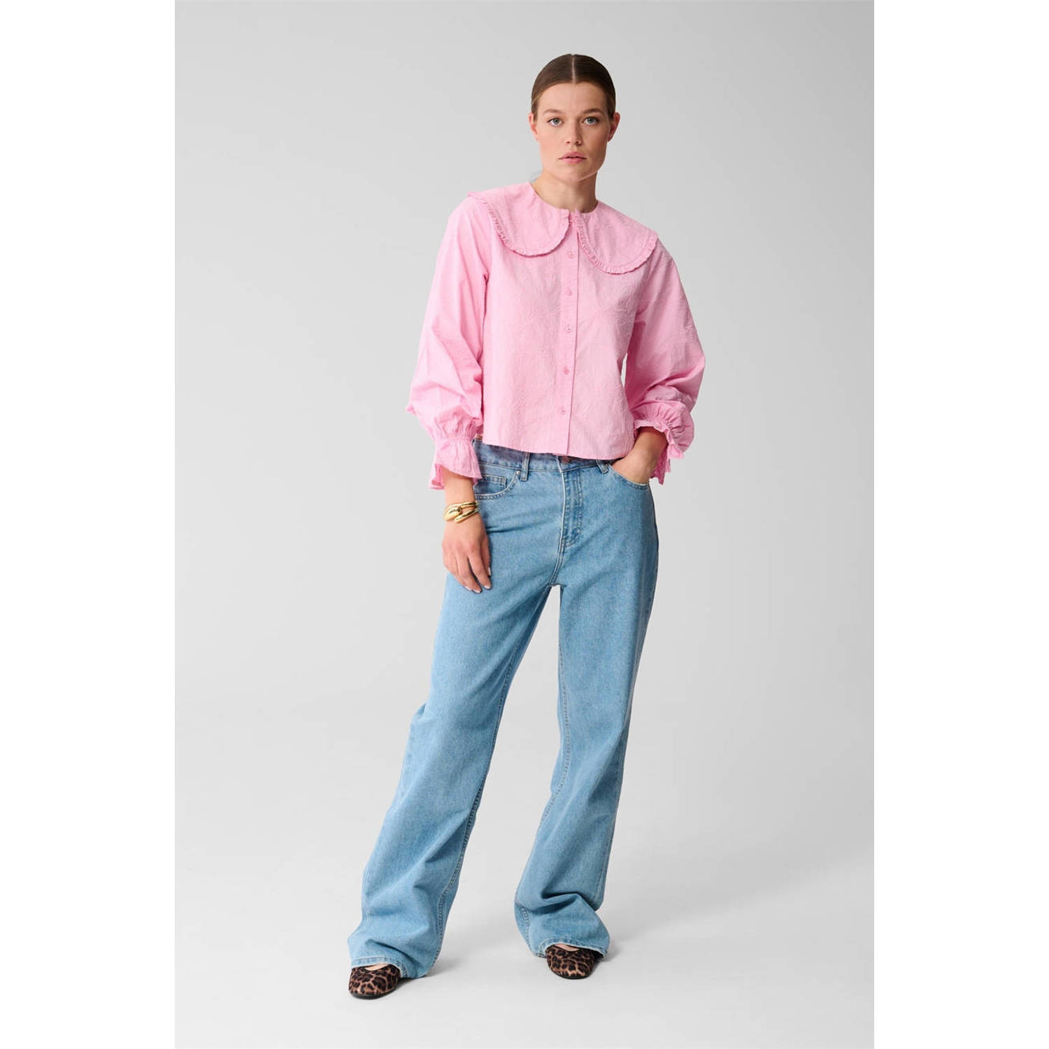 Shoeby blouse lichtroze