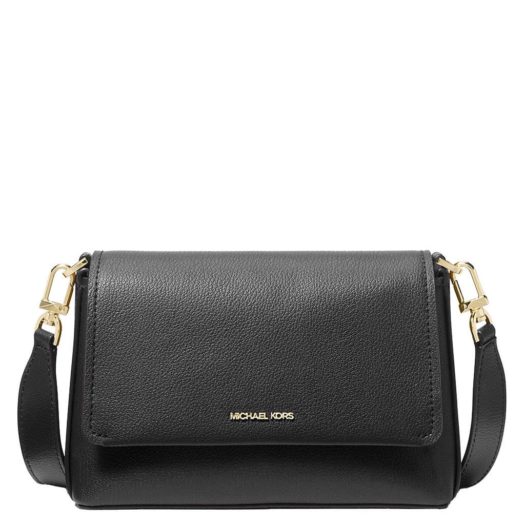 Michael Kors leren crossbody tas Nessa zwart