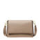 Michael Kors leren crossbody tas Nessa beige